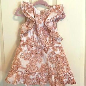 Janie and Jack summer paisley dress, 12-18 months